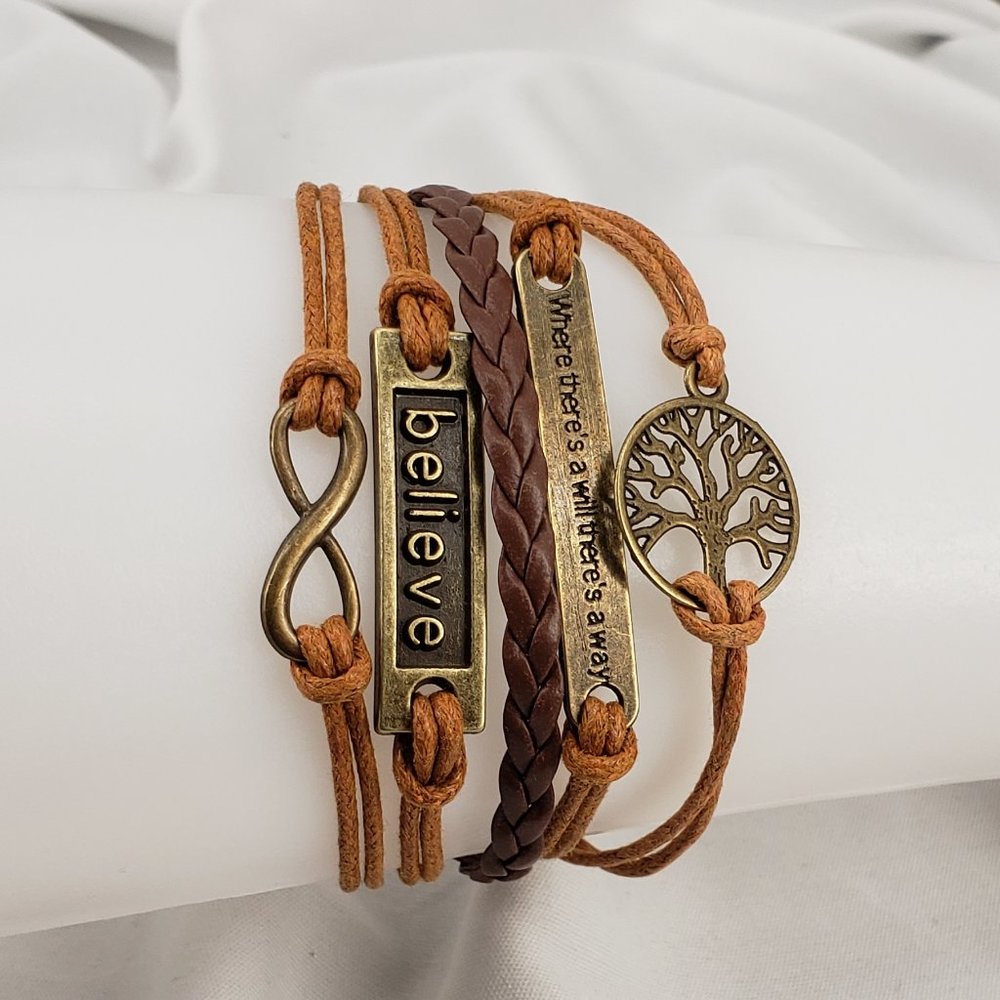 Multi Strand Tree of Life Bracelet NWT